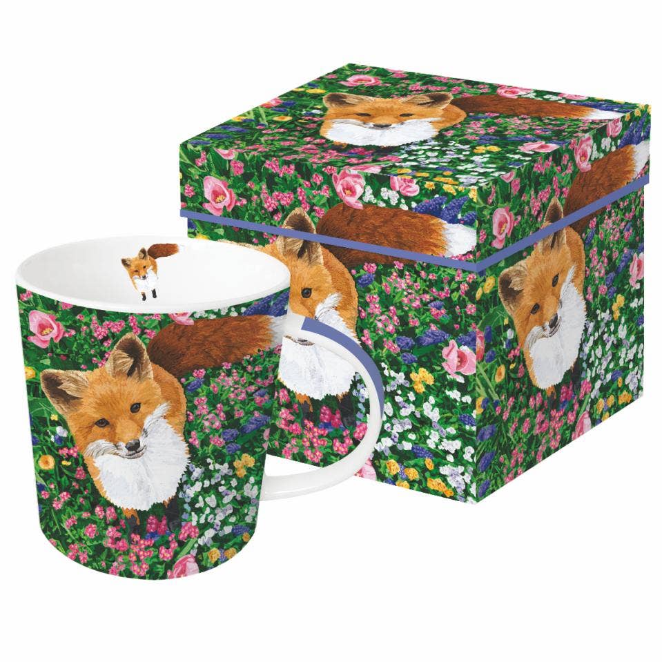 MUG IN GIFT BOX- GARDEN FOX Paperproducts Design