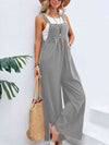 Full Size Wide Leg Overalls with Pockets Top Trendsi Cloudy Blue / S