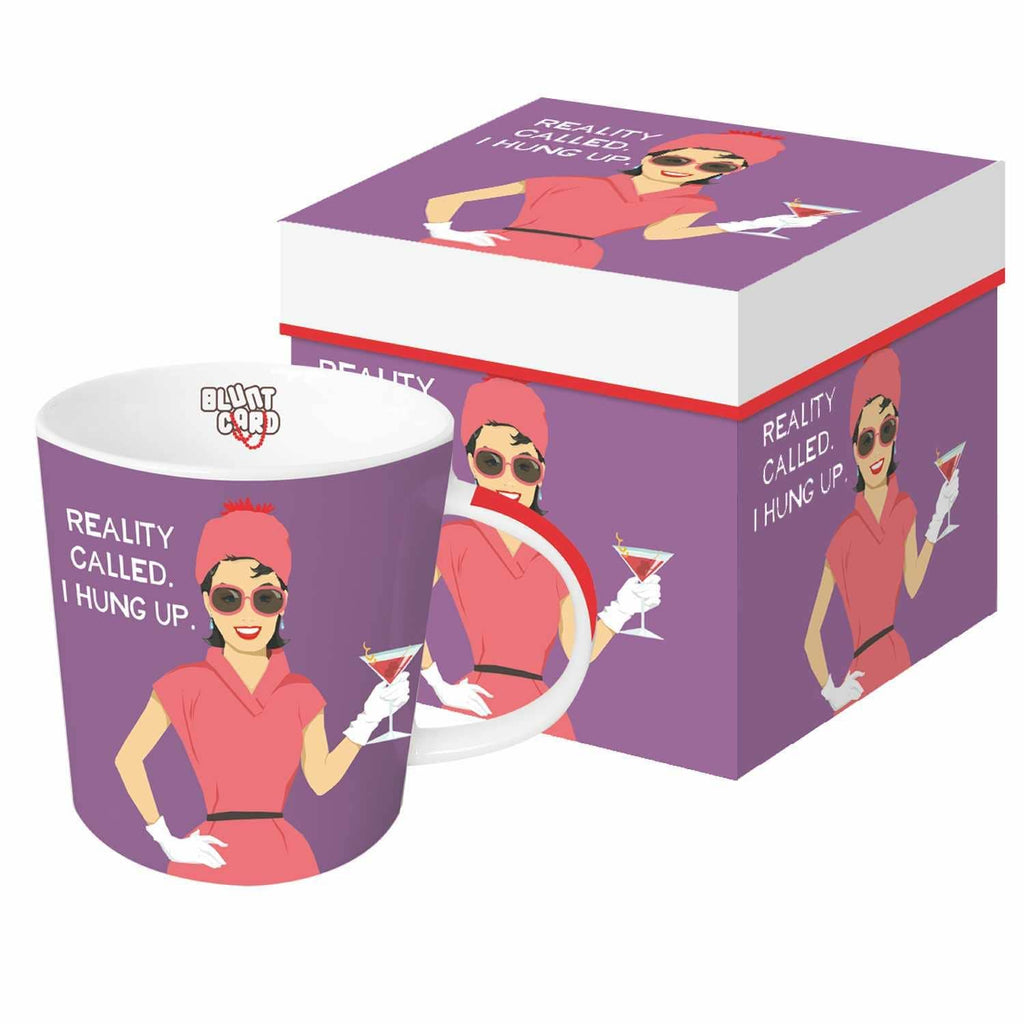MUG IN GIFT BOX-REALITY CALLED Paperproducts Design